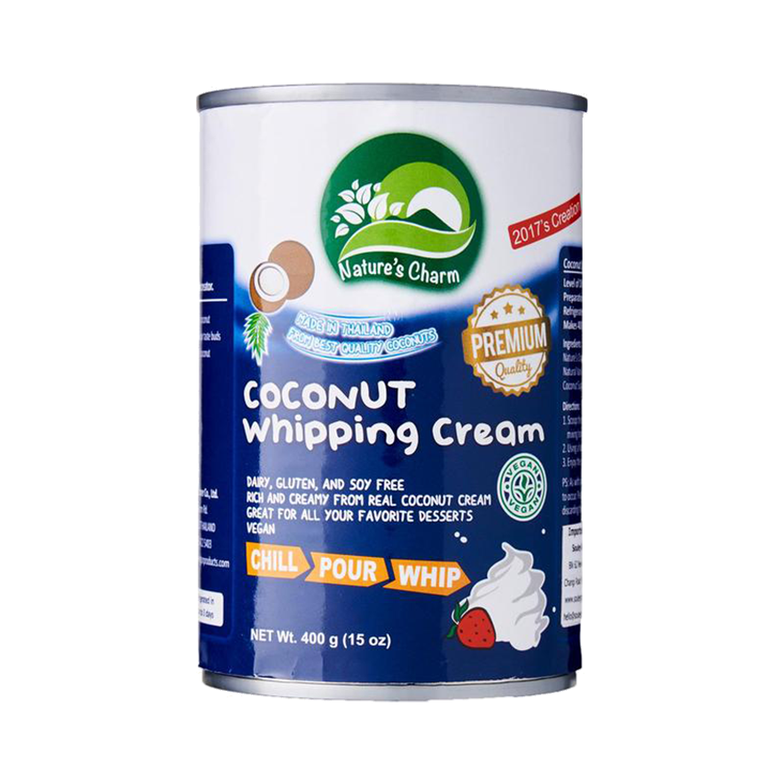 Coconut Whipping Cream | Vegan Dairy-Free | Nature's Charm | HK