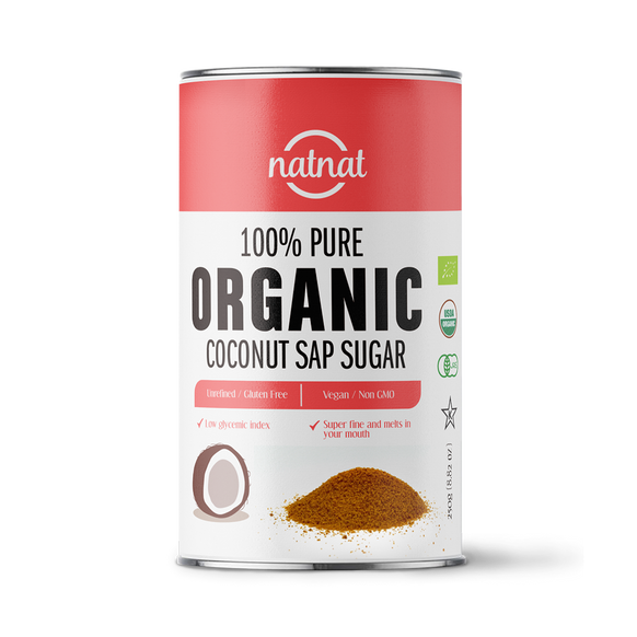 natnat Organic Coconut Sap Sugar-Canned