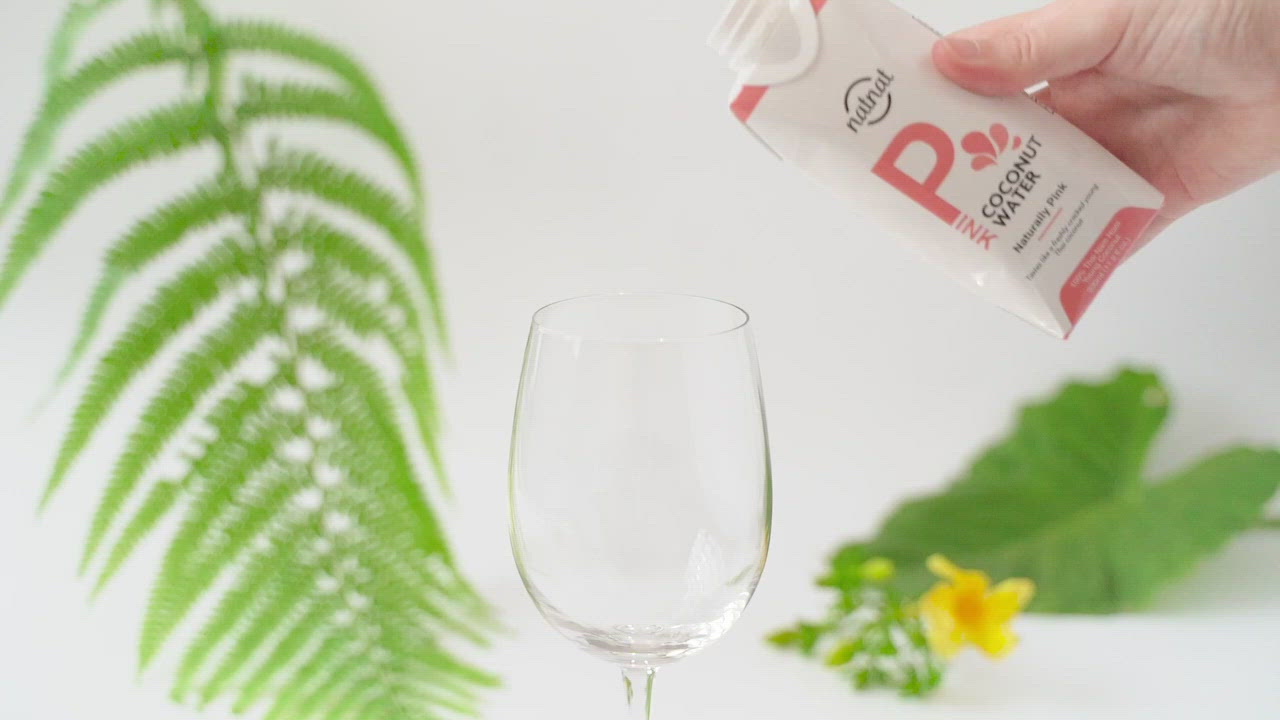 Naturally Pink Coconut Water 330ml (Nam Hom)