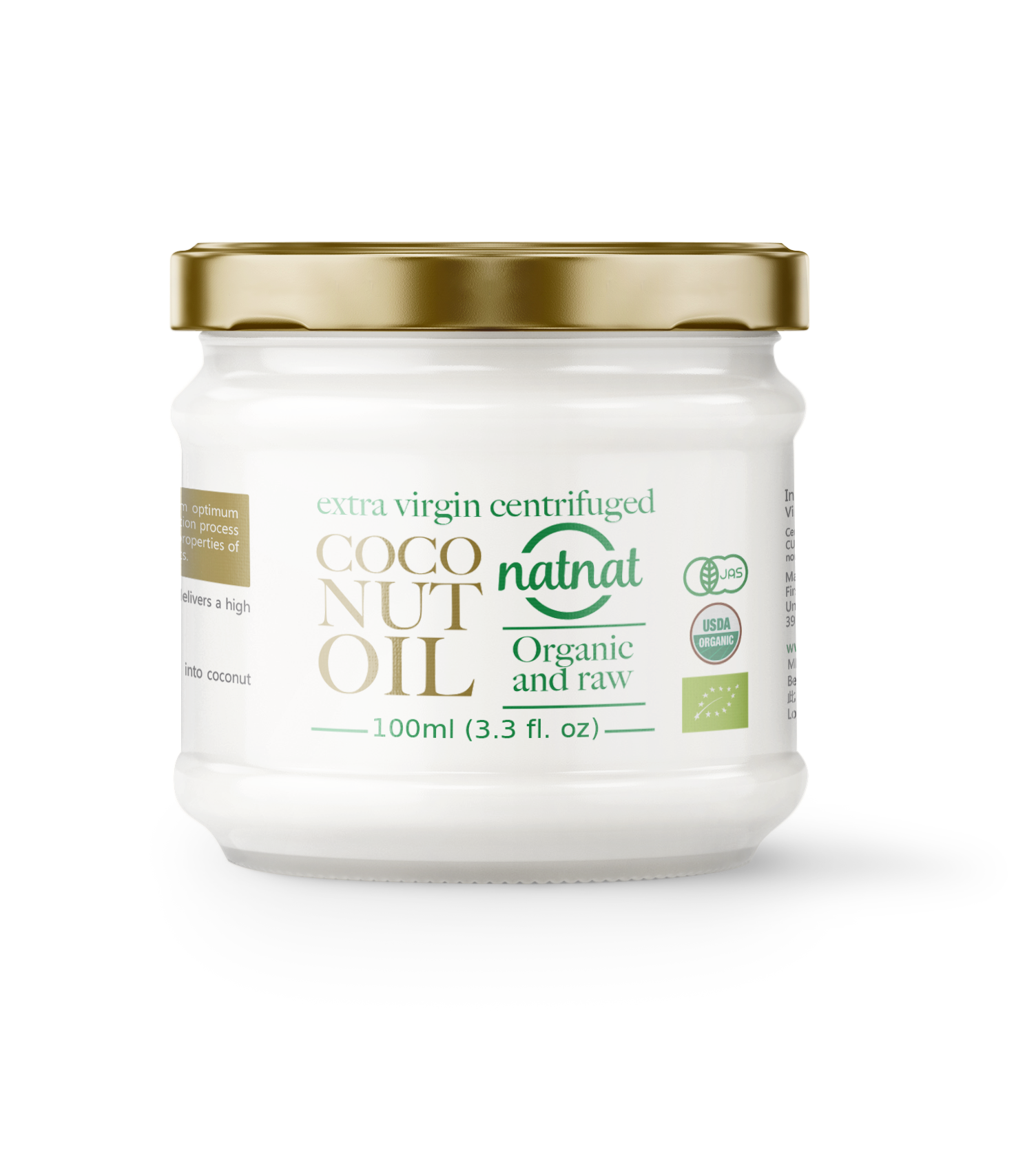 Organic Extra Virgin Coconut Oil| Raw Centrifuged