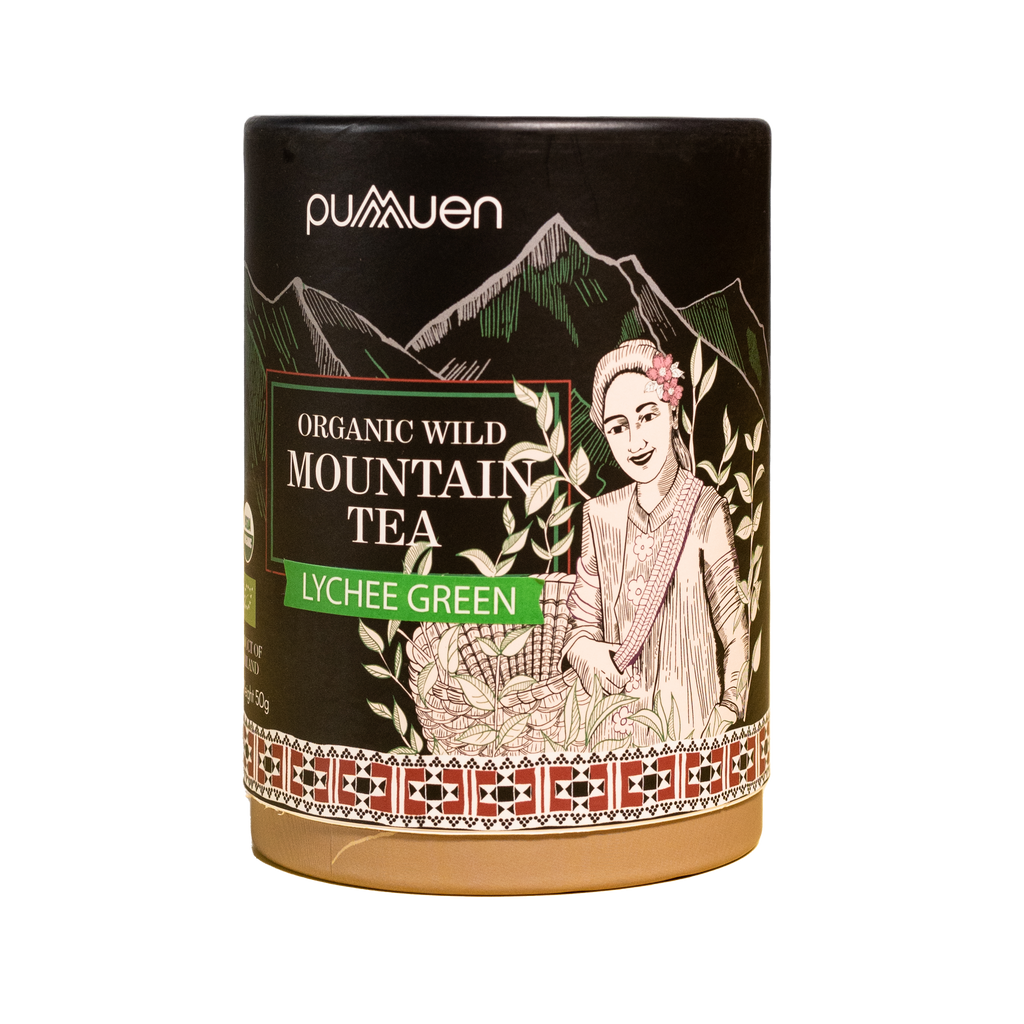 Pumuen Organic Wild Grow Mountain Tea - Lychee Green