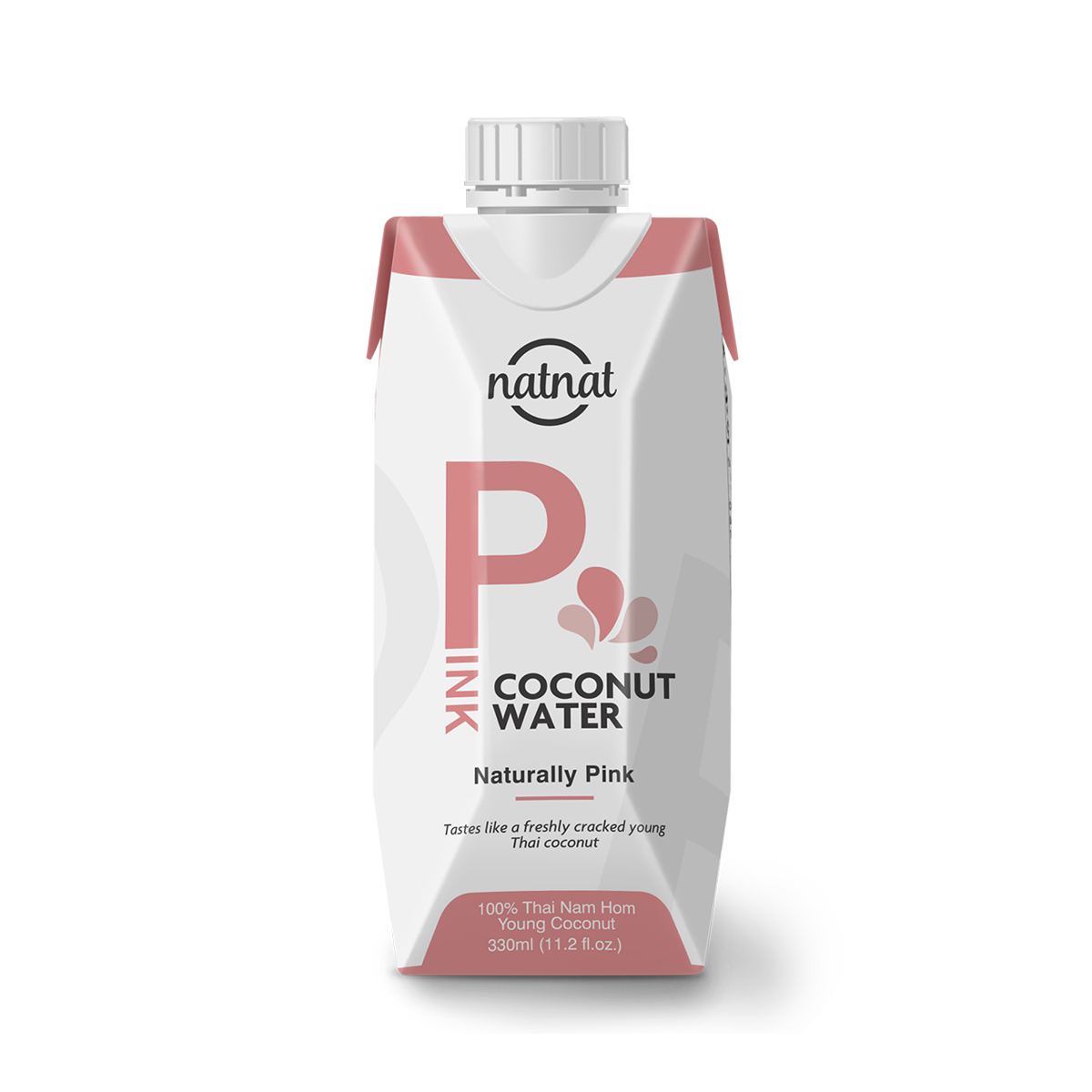 Naturally Pink Coconut Water 330ml (Nam Hom)